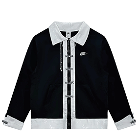 [ CUSTOM ] Club Hoodie FZ FT Black/Black/White